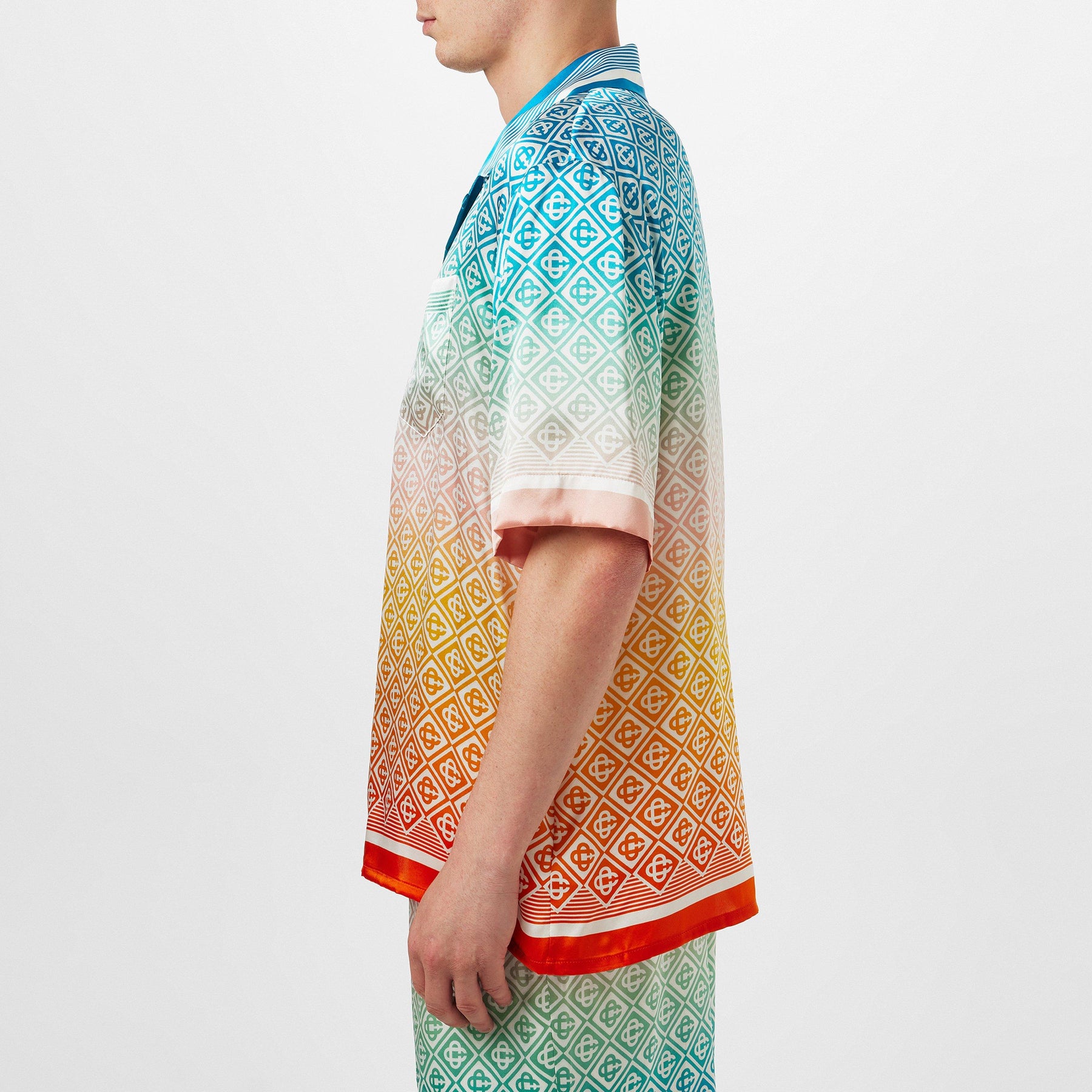 Short Sleeved Silk Shirt