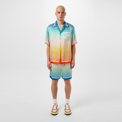 Short Sleeved Silk Shirt