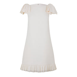 Val Bow Shoulder Shift Dress