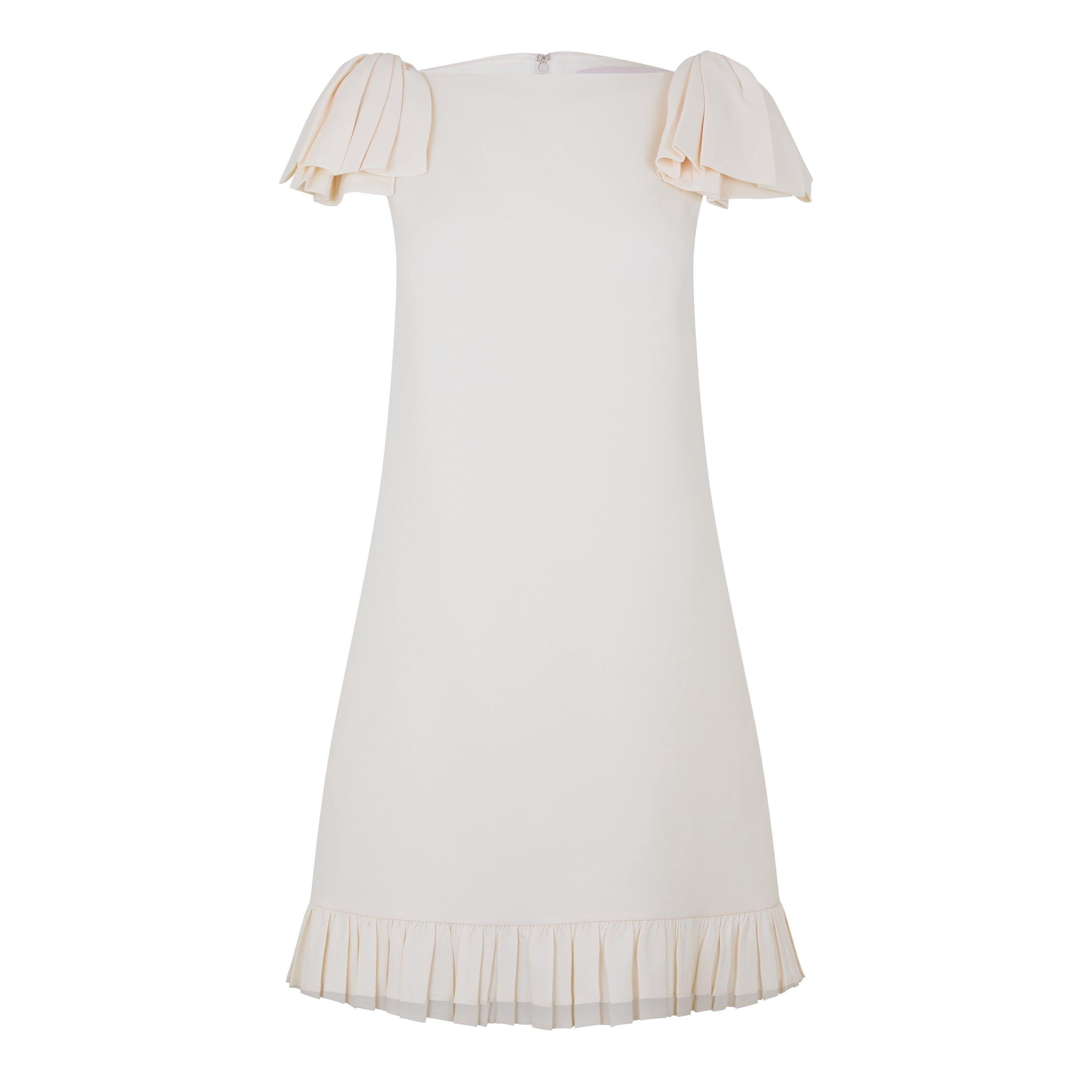 Val Bow Shoulder Shift Dress