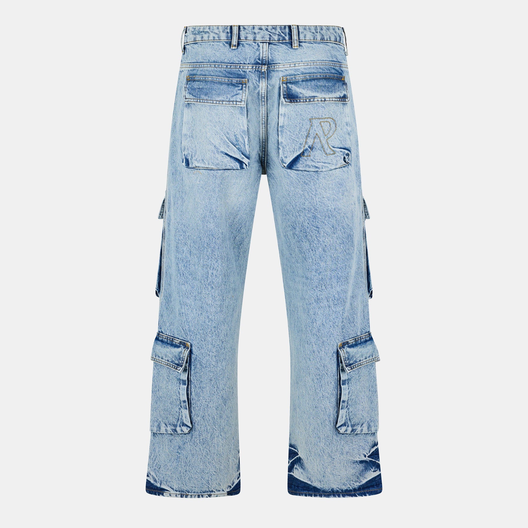 Men's Denim Cargo Jeans