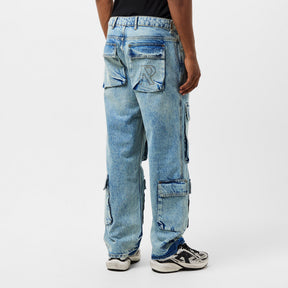 Men's Denim Cargo Jeans