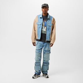 Men's Denim Cargo Jeans