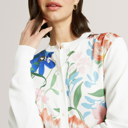 Ted Baker Printed Button Through Cardigan