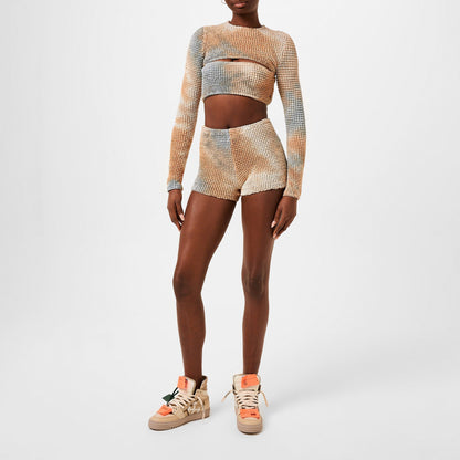 Tie Dye Double Crop Top, Tie-Dye Design