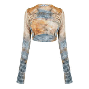 Tie Dye Double Crop Top