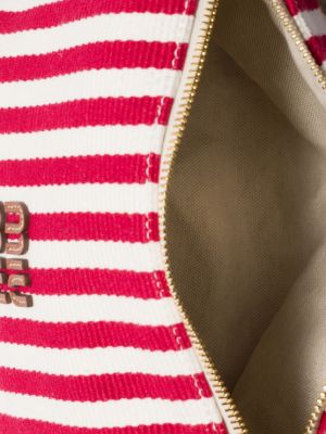Miu Miu striped rope-handle mini bag