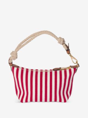 Miu Miu striped rope-handle mini bag