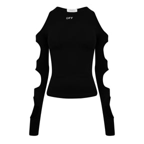 Women's  Cut Out Top, Cutouts Along Arms