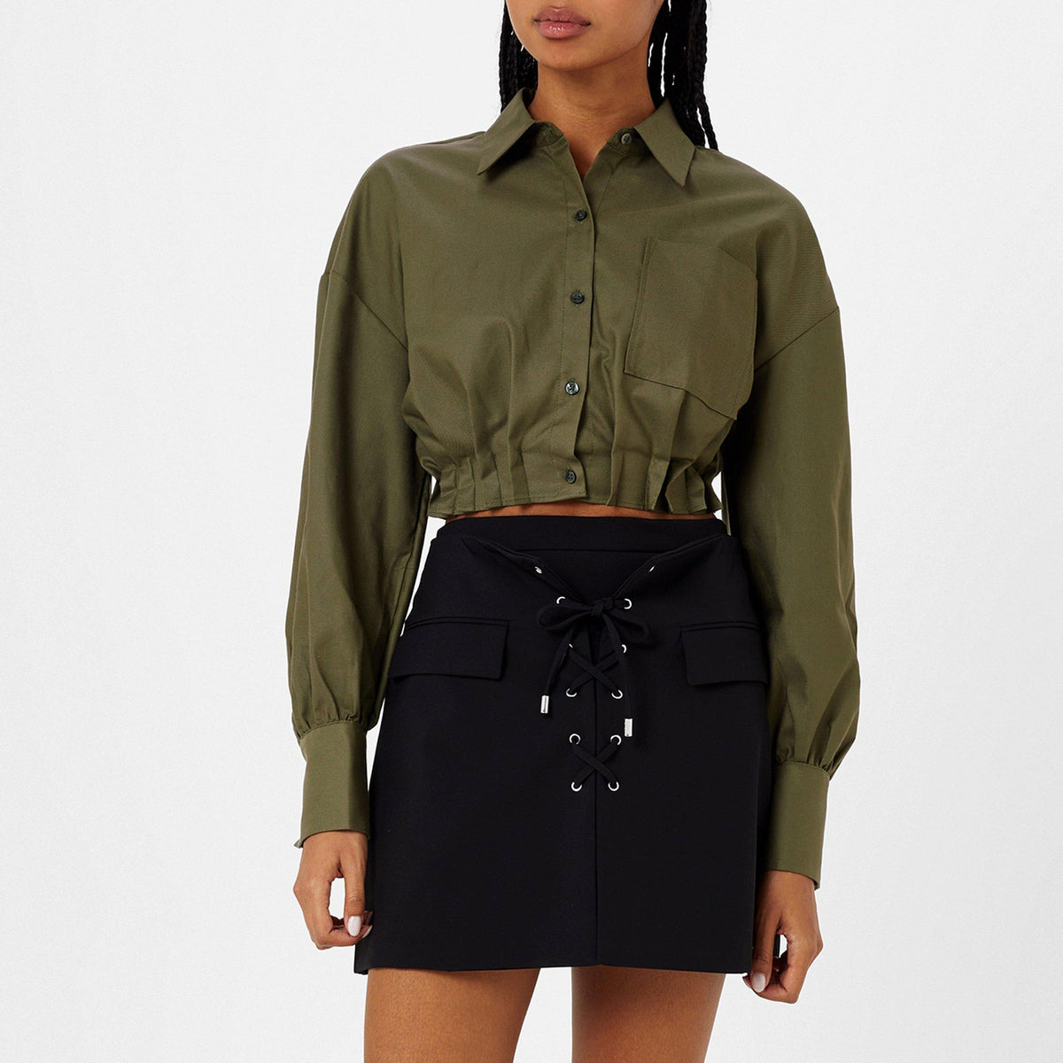 Evelyna Cropped Shirt