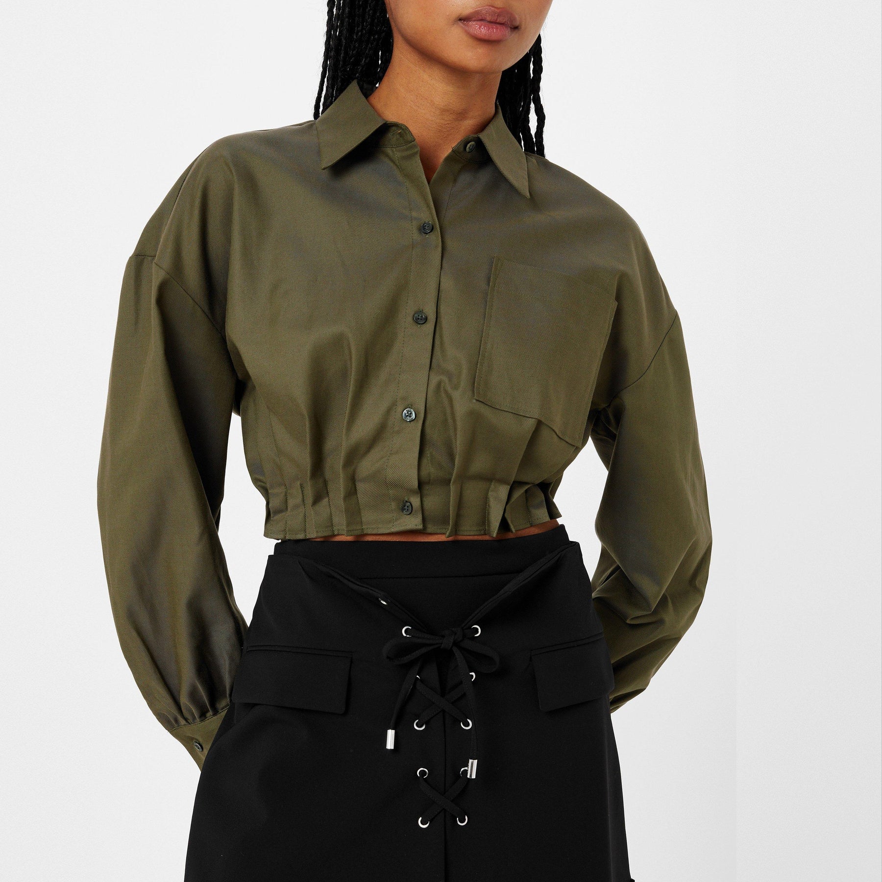 Evelyna Cropped Shirt