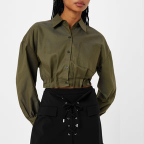 Evelyna Cropped Shirt
