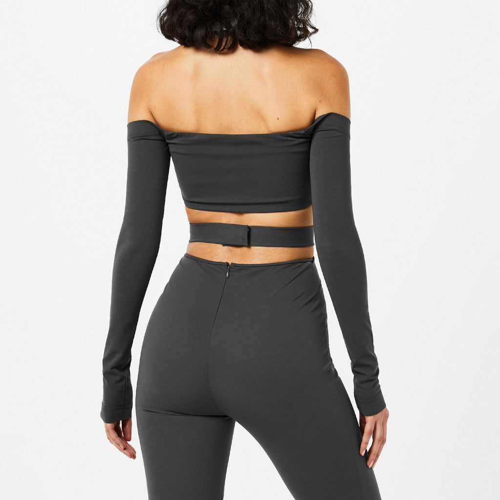 Viscose Top With Sleeve Details