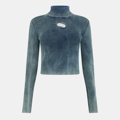 M-Anchor-A Ribbed Top