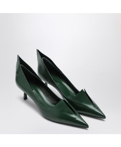 Prada Elegant Mid-Heel Decollete Shoes