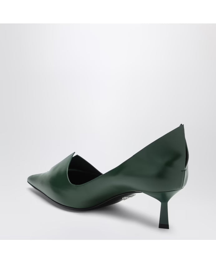 Prada Elegant Mid-Heel Decollete Shoes