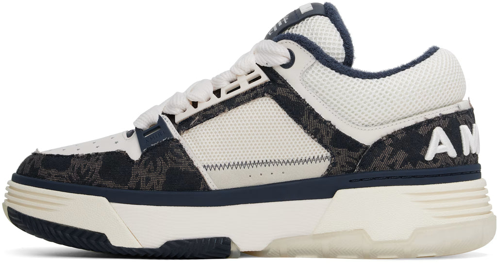 White & Navy MA Quad MA-1 Sneakers