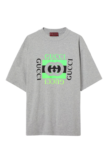 Gucci Logo-Print Cotton Jersey T-Shirt