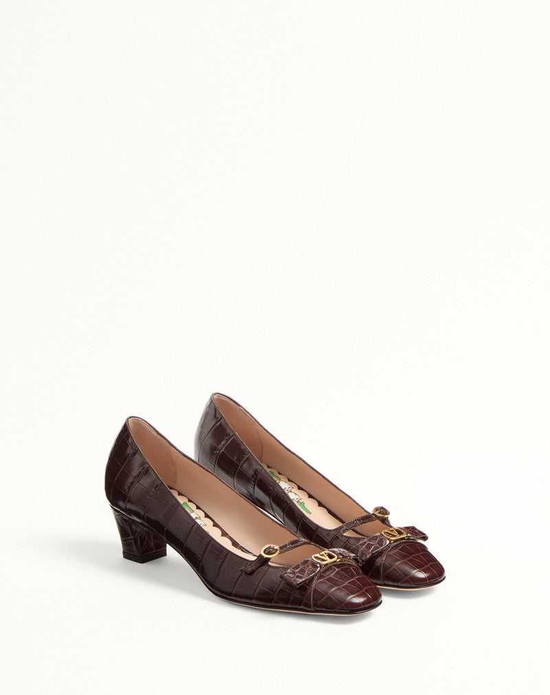 Bowow Decollete IN Printed Calfskin