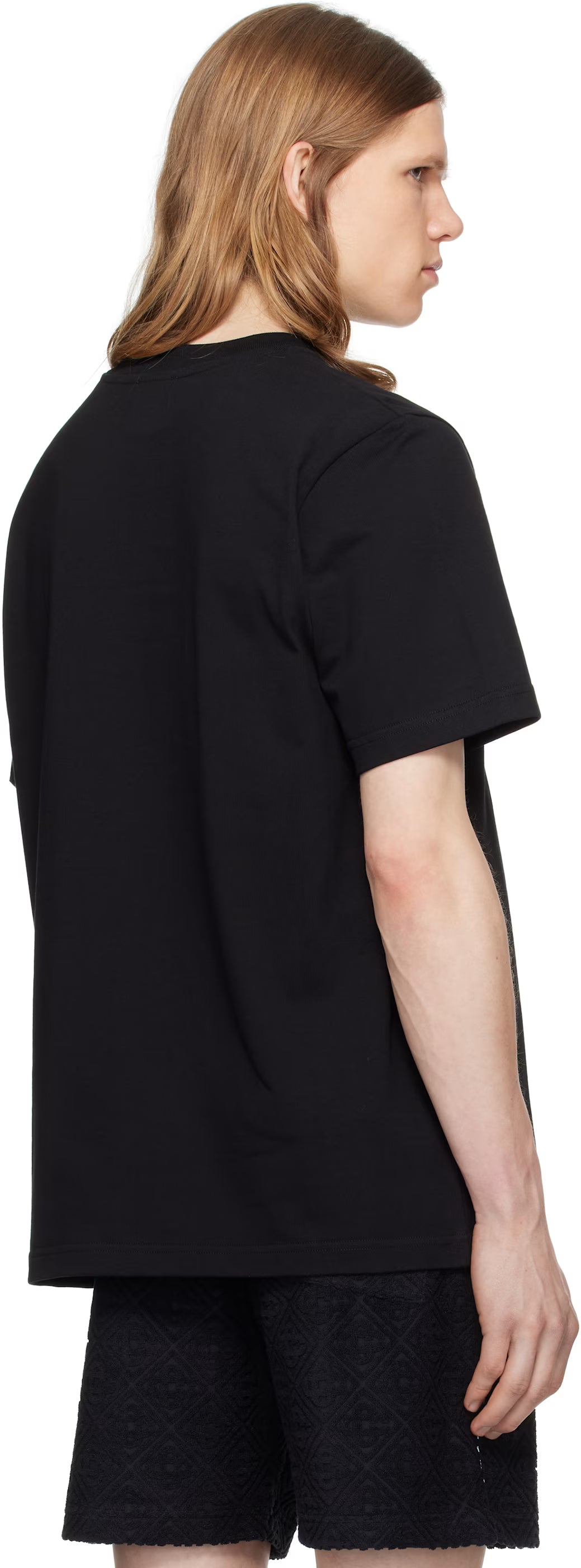 Black Mushroom Emblem T-shirt