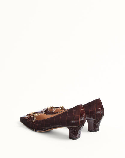 Bowow Decollete IN Printed Calfskin