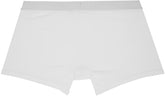 Versace Underwear White '90s Logo Long Boxers