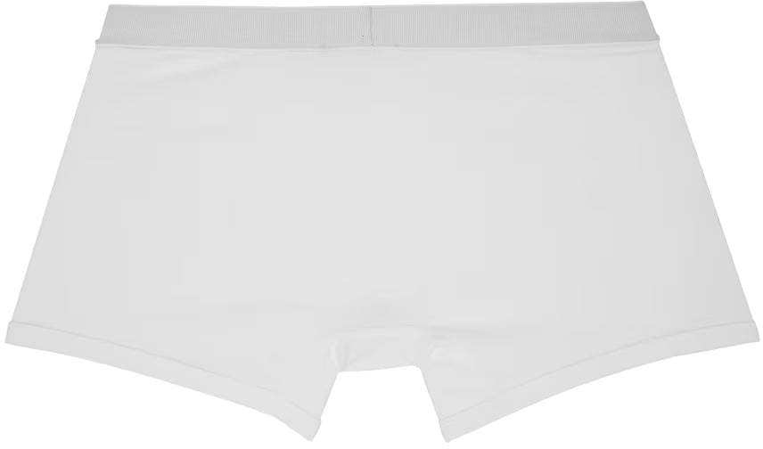 Versace Underwear White '90s Logo Long Boxers