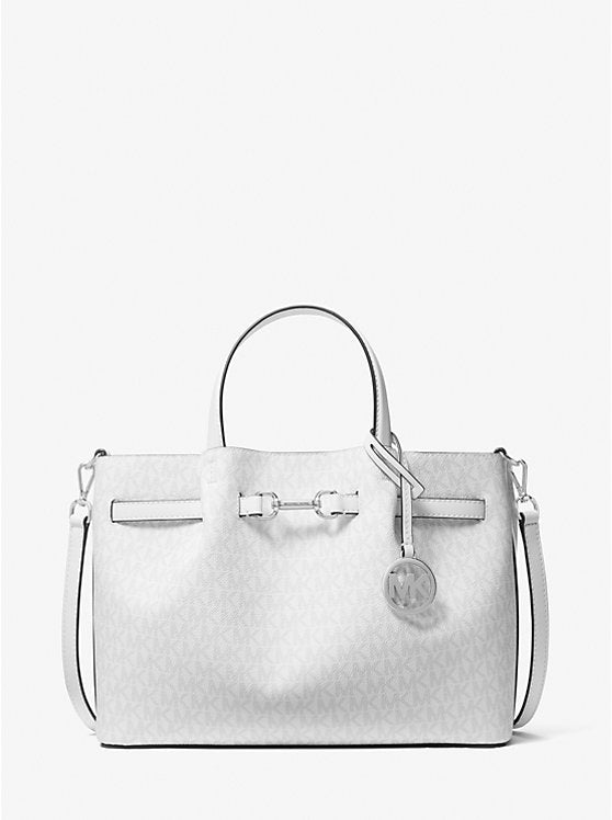 Carson Medium Signature Logo Satchel
