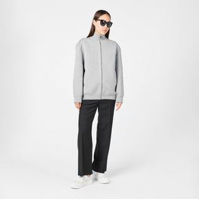 Fine Knit Zip Cardigan