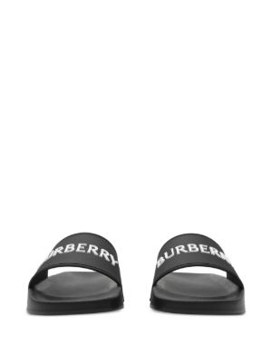 Burberry logo slides
