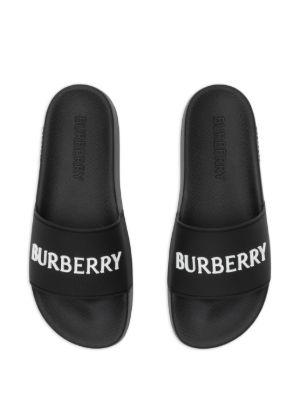 Burberry logo slides