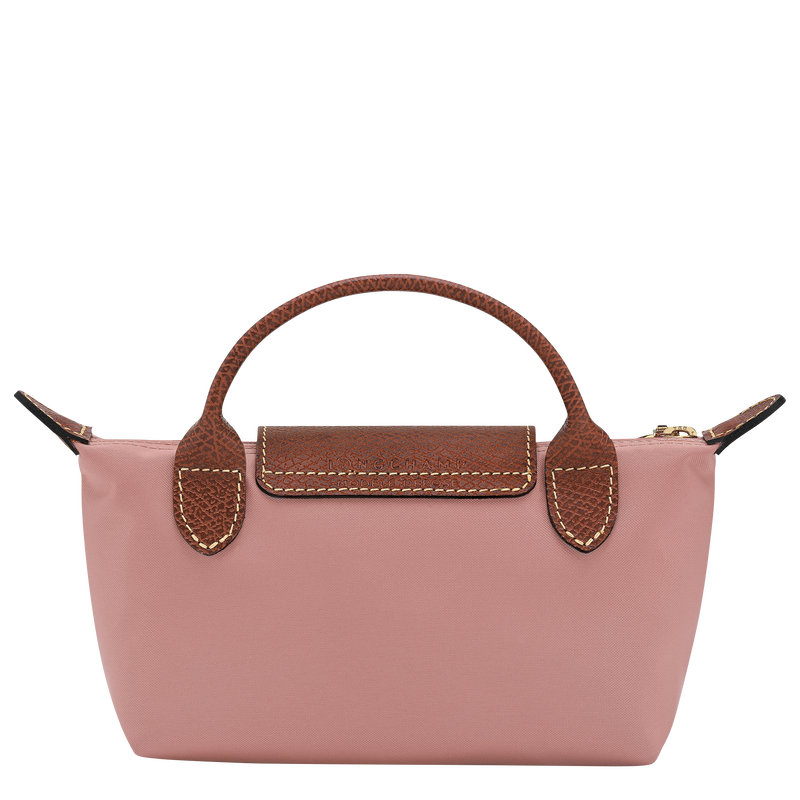 Le Pliage Original Pouch with handle Pink Tea - Recycled canvas