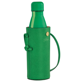 Épure Bottle holder Green - Leather