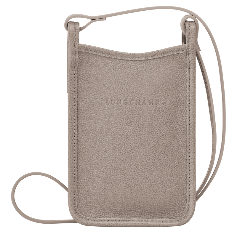 Le Foulonné Phone case Turtledove - Leather