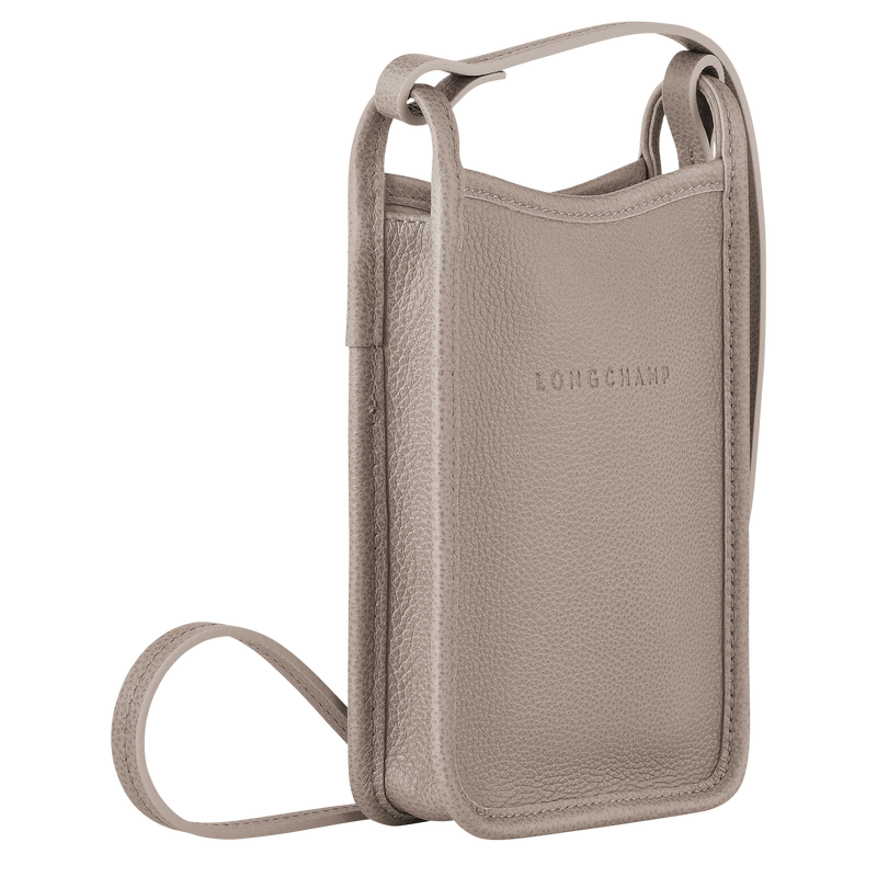 Le Foulonné Phone case Turtledove - Leather