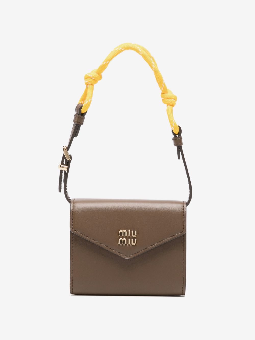 Leather shoulder wallet