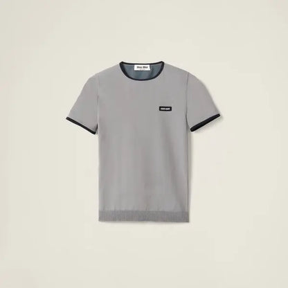 Miu Miu  Technical Yarn Crew-Neck Sweater
