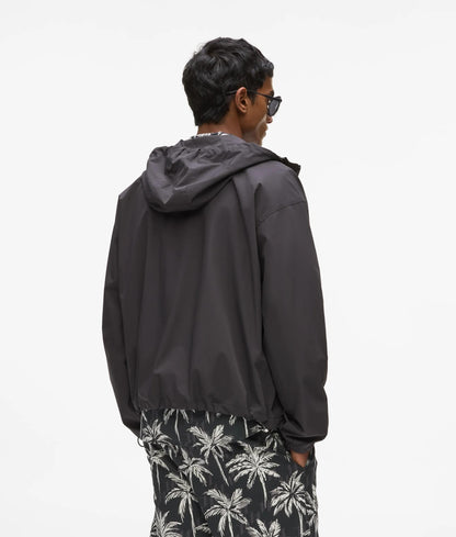 Hooded zip-up jacket