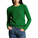 Cable Knit Wool Cashmere Sweater