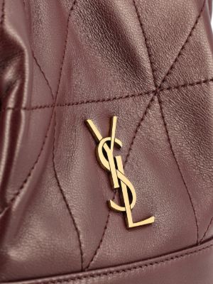 Saint Laurent Mini Jamie Quilted Logo Shoulder Bag