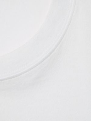 Gucci logo lettering ribbed T-shirt
