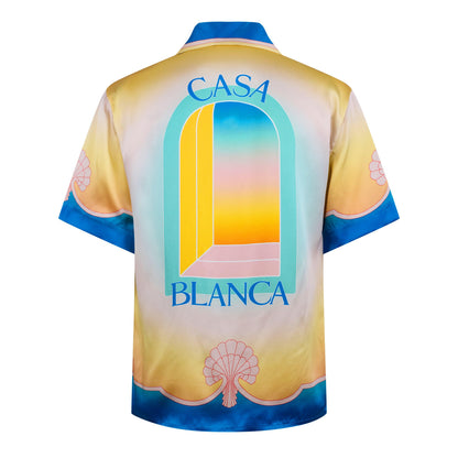 Short Sleeved Silk Shirt