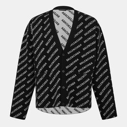 All Over Print Logo Cardigan