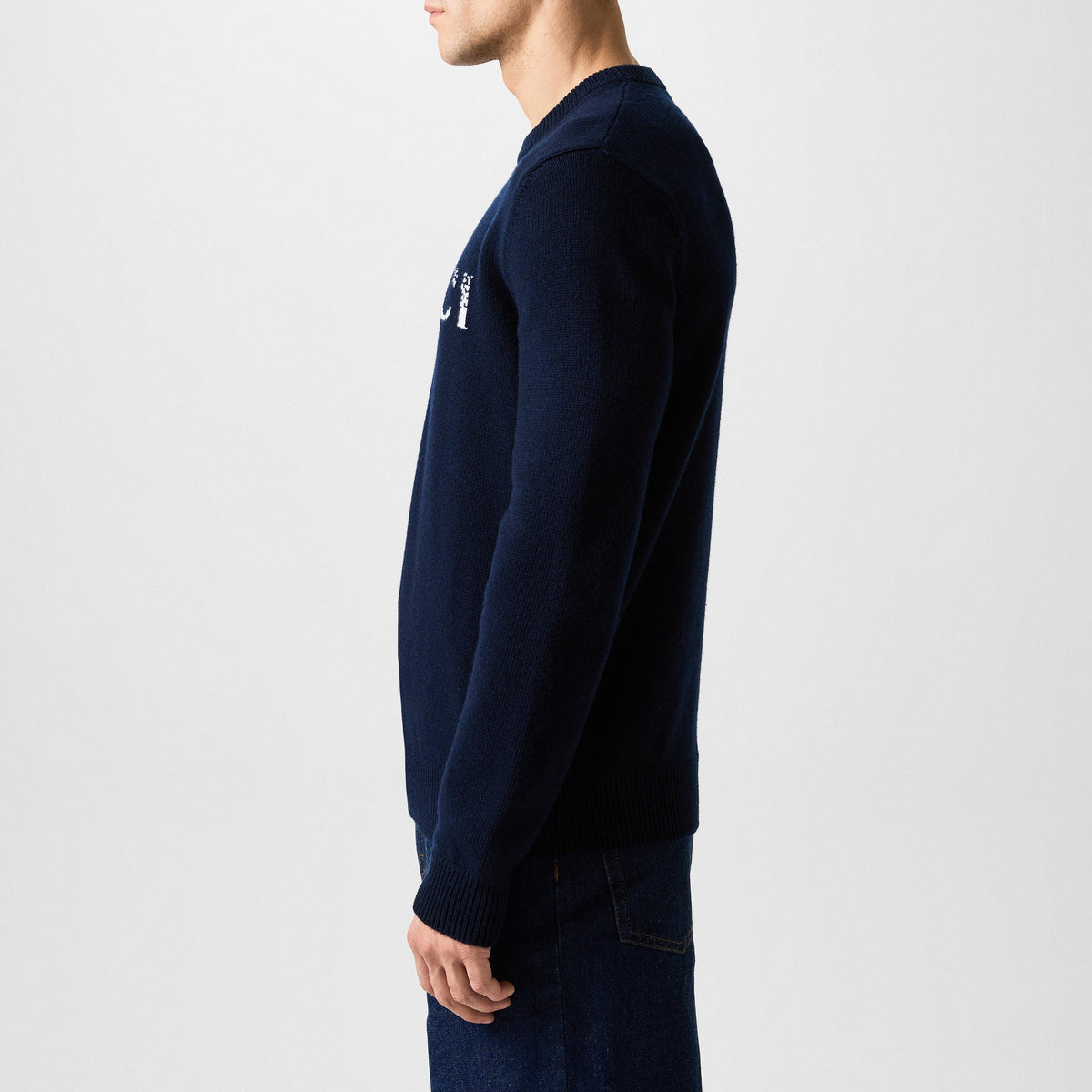 Intarsia Logo Jumper