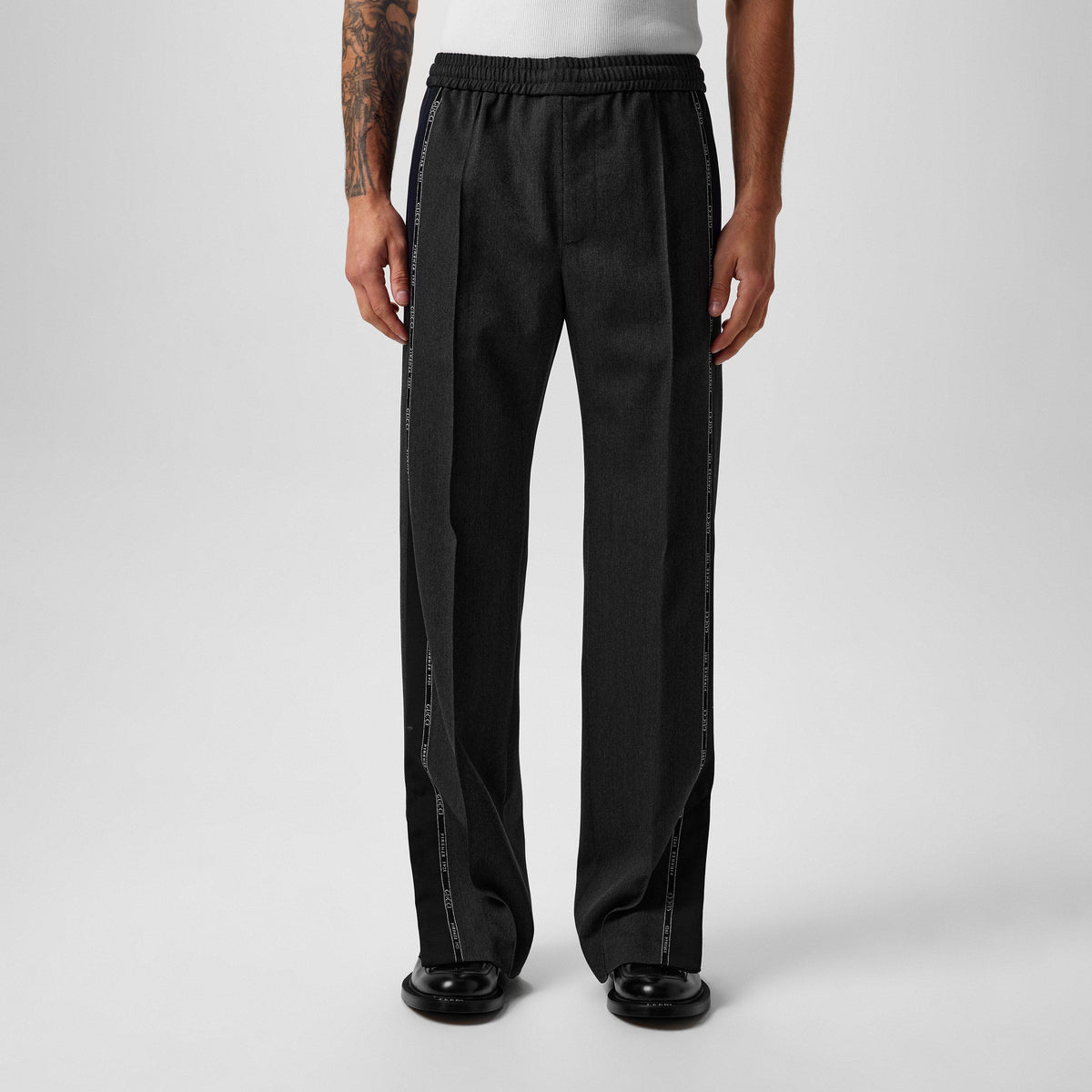 Logo Wool Trousers