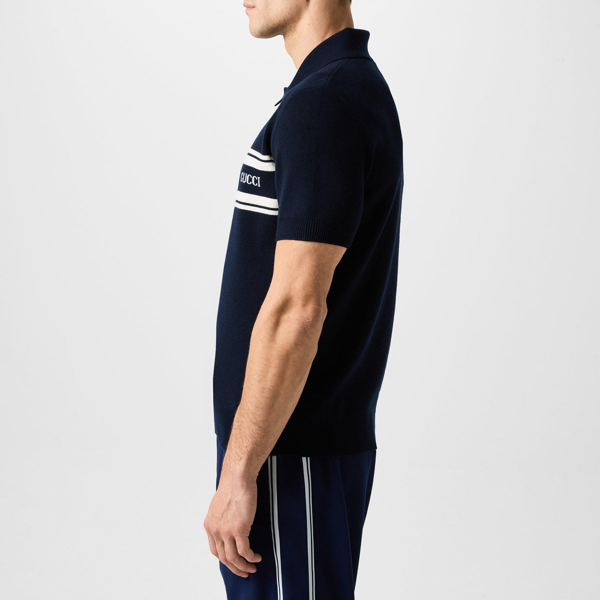 Stripe Logo Polo Shirt