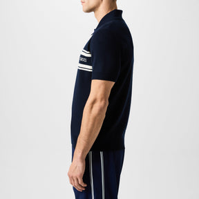 Stripe Logo Polo Shirt