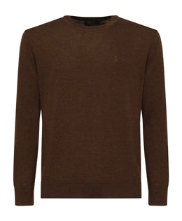 Polo Ralph Lauren Brown Wool Crew Neck Sweater