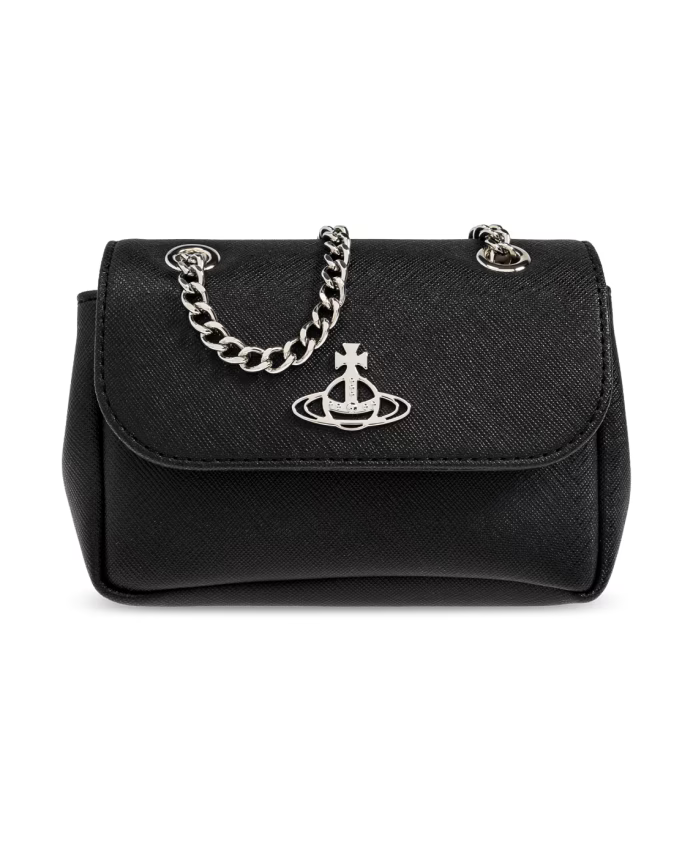 Shoulder bag with logo