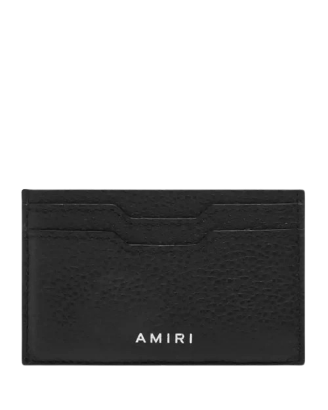 Amiri Iconic Embossed Logo Card Holder in Black